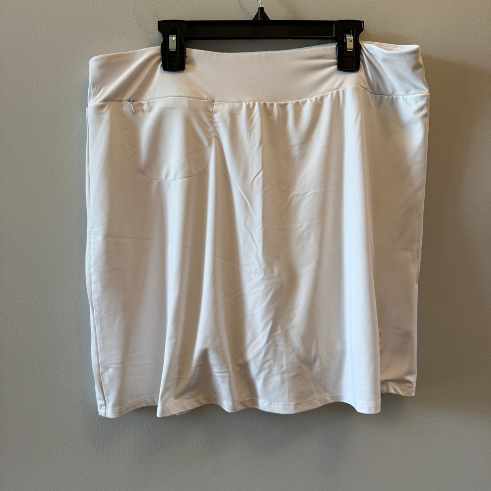 LuLu-B White Tennis Skort | Women's Size Large